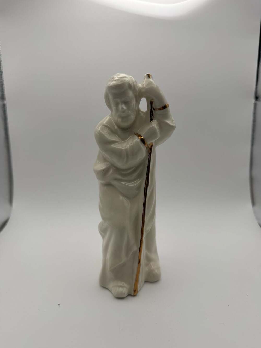 Avon White Porcelain Nativity Joseph Figurine 1981